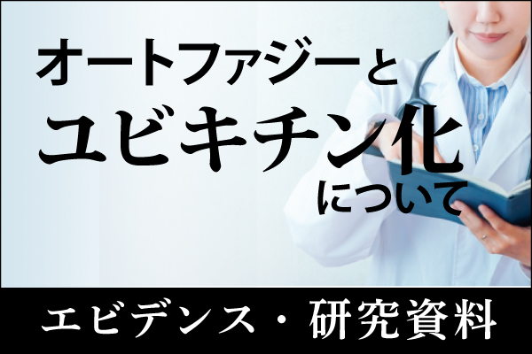 エビデンス・研究資料「オートファジーとユビキチン化について」